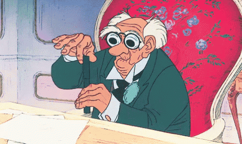 a cartoon drawing of a man wearing glasses and a tie