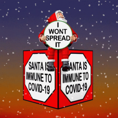 Santa Is Immune To Covid19 Santa Coronavirus GIF - Santa Is Immune To Covid19 Santa Coronavirus Santa Wont Spread The Virus GIFs