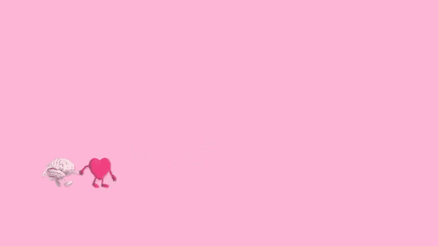 an advertisement for atelierele smart mind shows a brain and heart holding hands