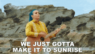 We Just Gotta Make It To Sunrise Sheppard GIF - We Just Gotta Make It To Sunrise Sheppard Dance On The Sun Song GIFs