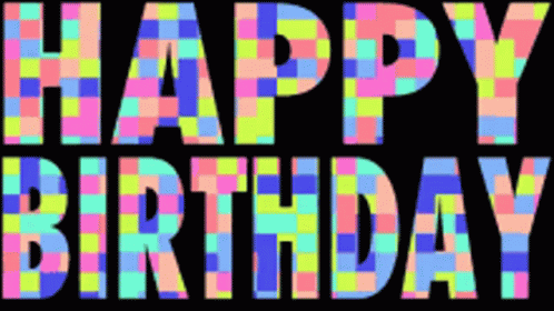 Happy Birthday Colorful GIF - Happy Birthday Colorful Text - Discover ...