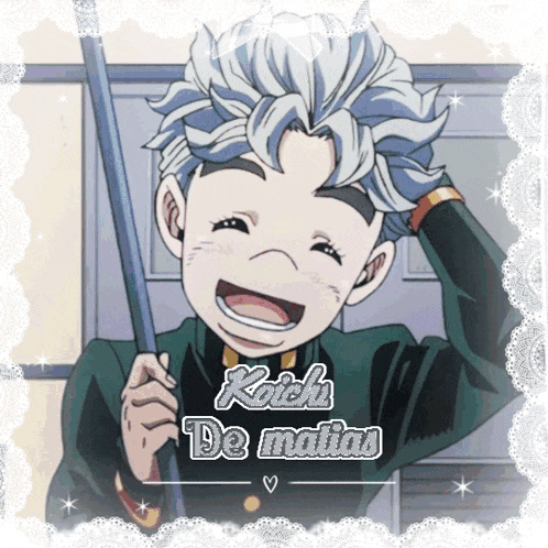 a picture of a boy with the name keiichi de matias