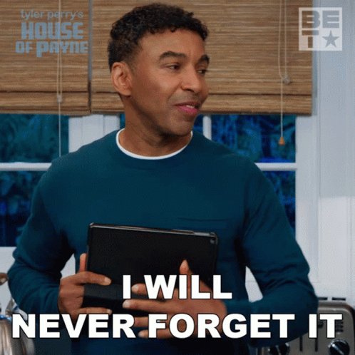 I Will Never Forget It Cj Payne GIF - I Will Never Forget It Cj Payne House Of Payne GIFs