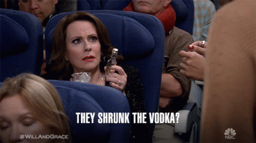 They Shrunk The Vodka Megan Mullally GIF - They Shrunk The Vodka Megan Mullally Karen Walker GIFs