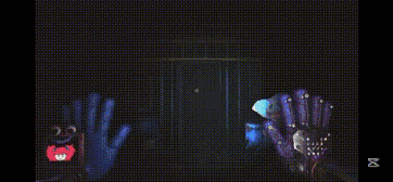 a pixel art of a monster with a big mouth and teeth .