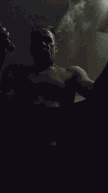 smoke is coming out of a person 's mouth