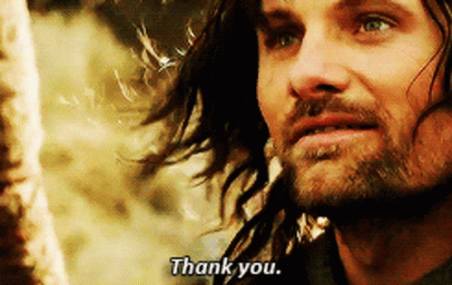 Lord Of The Rings Thank You GIF - Lord Of The Rings Thank You What Can I Say GIFs