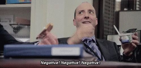 #negative GIF - Negative Veep Tony Hale GIFs