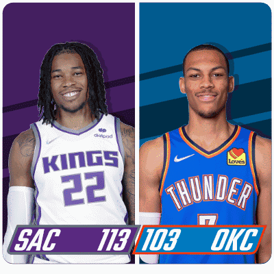 Sacramento Kings (113) Vs. Oklahoma City Thunder (103) Post Game GIF - Nba Basketball Nba 2021 GIFs