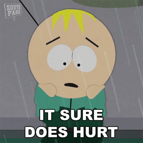 It Sure Does Hurt Butters Stotch GIF - It Sure Does Hurt Butters Stotch South Park GIFs