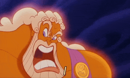 a cartoon character with a beard and a medal around his waist says i
