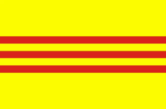 a green leaf is surrounded by red lines on a yellow background