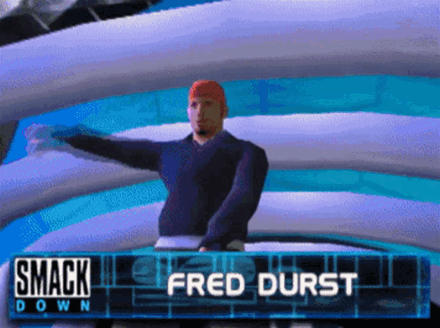 Fred Durst Smackdown GIF