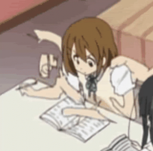 Studying Anime Girl GIF - Studying Anime Girl GIFs