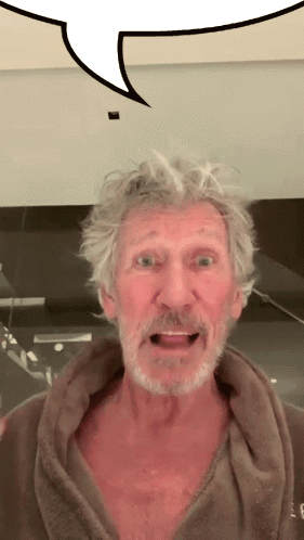 Roger Waters Sppech Bubble GIF - Roger Waters Sppech Bubble Scream GIFs