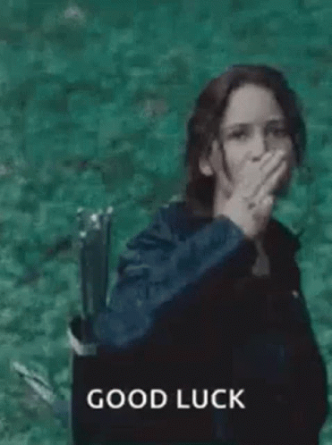 Good Luck Hunger Games GIF - Good Luck Hunger Games Katniss Everdeen GIFs