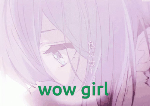 Wow Girl Look Up GIF - Wow Girl Look Up Anime Girl GIFs