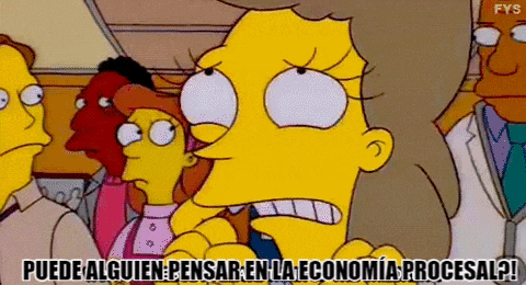 a cartoon character from the simpsons is talking to a group of people .