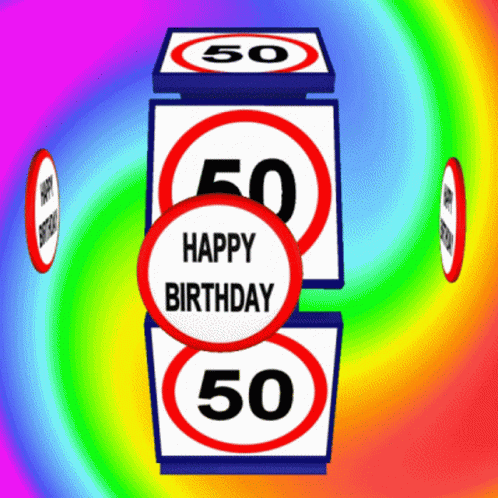 50th Birthday Happy50th Birthday GIF - 50th Birthday Happy50th Birthday Happy Birthday50 GIFs