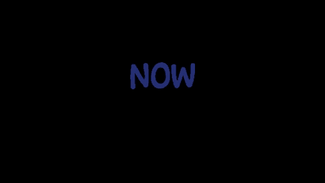 a sign that says now hiring in blue and orange on a black background