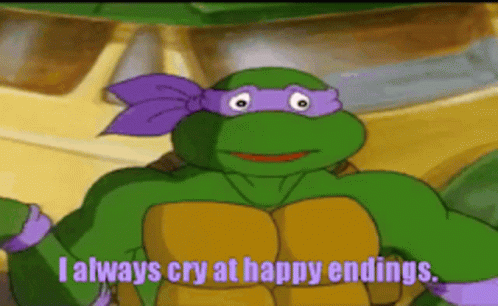 Tmnt Donatello GIF - Tmnt Donatello I Always Cry At Happy Endings GIFs