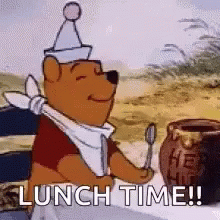 Lunch Time Winnie The Pooh GIF - Lunch Time Winnie The Pooh GIFs