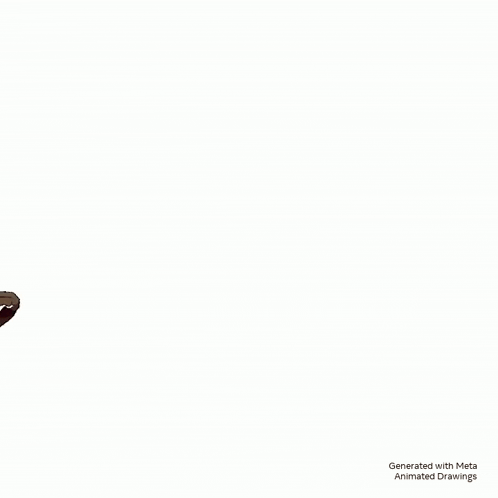 an animated drawing of a man with suspenders is generated with meta animated drawings .