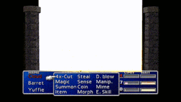 a screenshot of a video game showing the name cloud