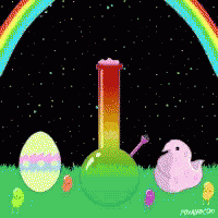 Happy Easter GIF - Easter Smoke Bunny GIFs