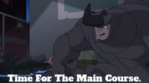 Spider Man Rhino GIF - Spider Man Rhino Time For The Main Course GIFs