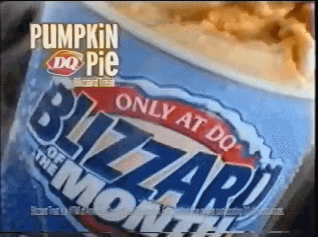 Dairy Queen Pumpkin Pie Blizzard GIF - Dairy Queen Pumpkin Pie Blizzard Dq GIFs