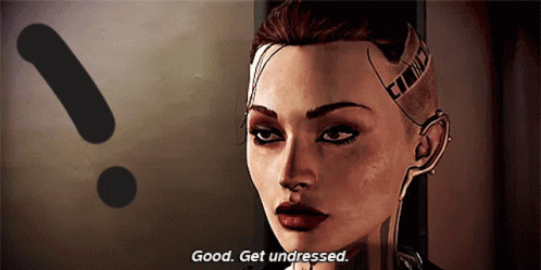 Mass Effect Jack GIF - Mass Effect Jack Get Undressed GIFs