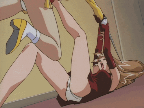 a cartoon of a woman laying on the floor