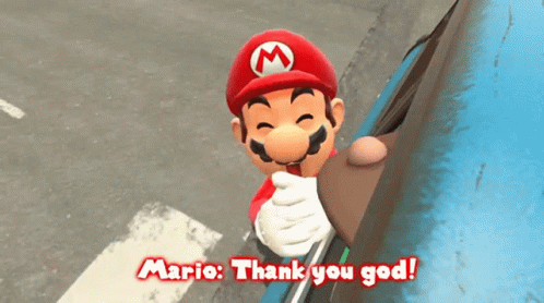 Smg4 Mario GIF - Smg4 Mario Thank You God GIFs