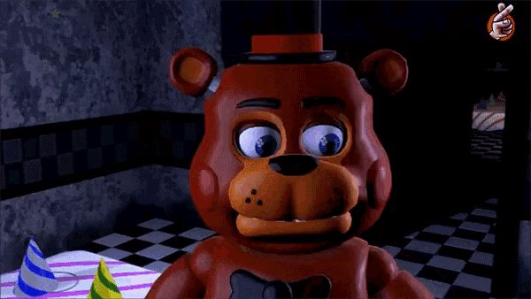 a cartoon of a teddy bear wearing a red top hat