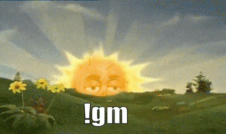 a cartoon of a sun with a face on it and the words igm below it