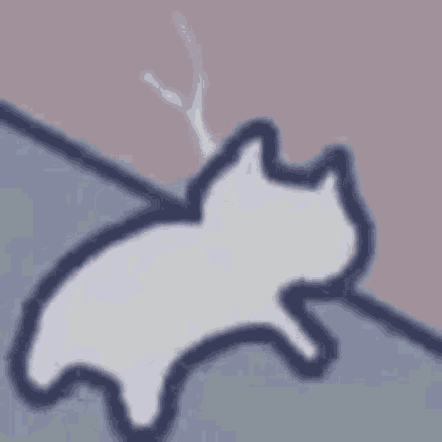 a cartoon drawing of a dog laying on the ground next to a star .