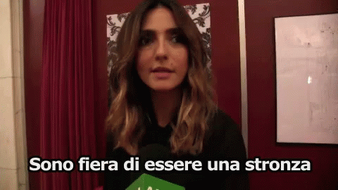 Ambra Angiolini Intervista Essere Fieri Stronza GIF - Ambra Angiolini Interview Be Proud GIFs