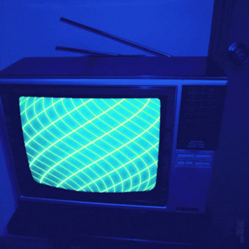 Aesthetic Television GIF - Aesthetic Television Blue GIFs
