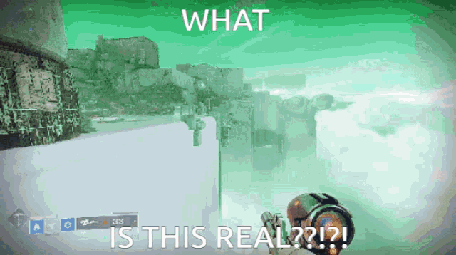 a video game with the words what is this real on the bottom