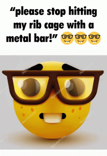 Metal Bar Nerd Emoji GIF - Metal Bar Nerd Emoji Nerd GIFs