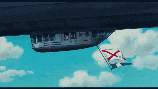 Kikis Delivery Service Ghibli GIF - Kikis Delivery Service Ghibli Airship GIFs
