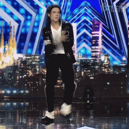 Bailar Michael Jackson GIF - Bailar Michael Jackson Got Talent España GIFs