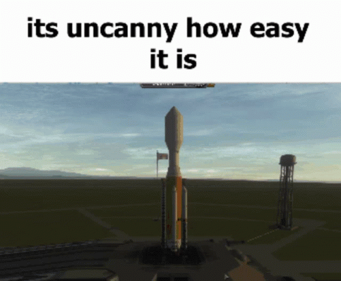 Uncanny How Easy It Is Rocket Fail GIF - Uncanny How Easy It Is Rocket Fail Ksp GIFs