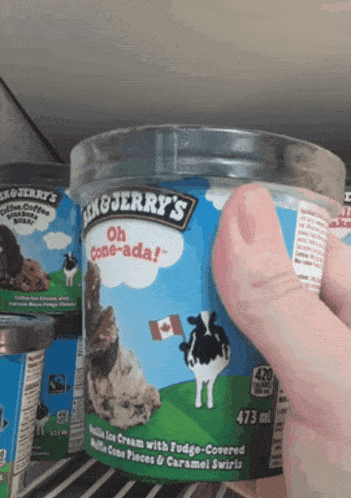 Ben And Jerrys Oh Cone Ada GIF - Ben And Jerrys Oh Cone Ada Oh Canada GIFs