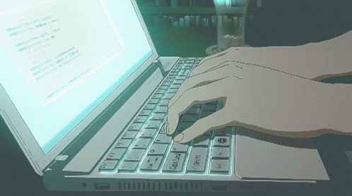 Key Click Typing GIF - Key Click Typing Anime GIFs