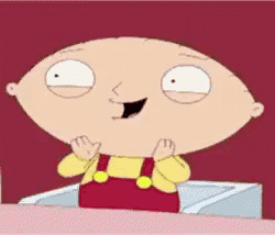 a cartoon character with a bald head and a yellow shirt is smiling .