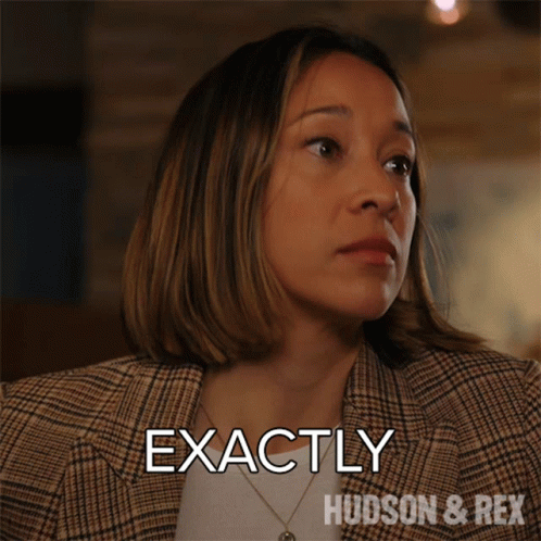 Exactly Sarah Truong GIF - Exactly Sarah Truong Hudson And Rex GIFs