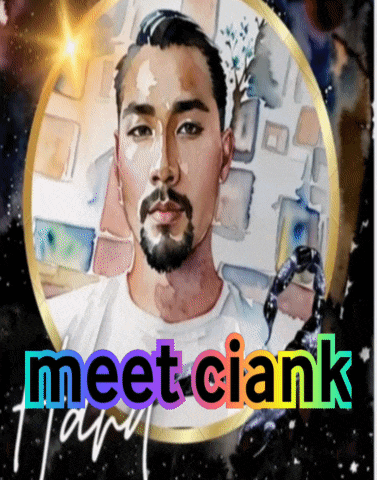 a picture of a man with a beard and a scorpion with the words meet cianki written below it