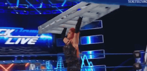 Becky Lynch GIF - Becky Lynch Ladder GIFs
